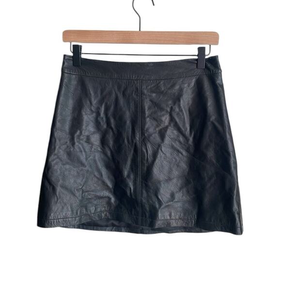 cupcakes and cashmere Marrie Leather Skirt - Picture 2 of 16